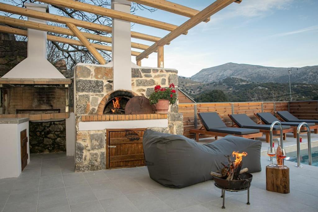Lasithi Luxury Villa Mesa Lasithi Zewnętrze zdjęcie