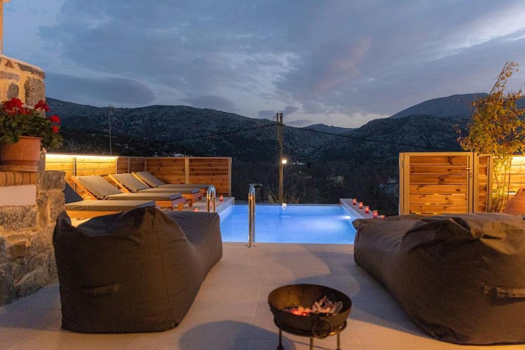 Lasithi Luxury Villa Mesa Lasithi Zewnętrze zdjęcie