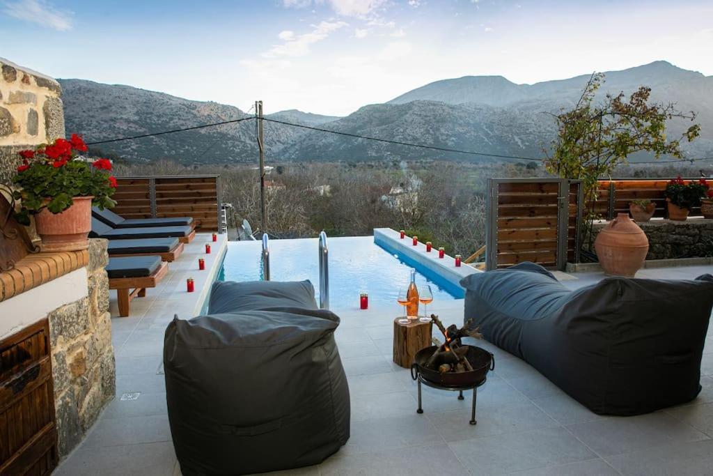 Lasithi Luxury Villa Mesa Lasithi Zewnętrze zdjęcie
