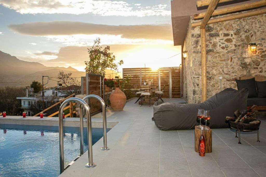 Lasithi Luxury Villa Mesa Lasithi Zewnętrze zdjęcie